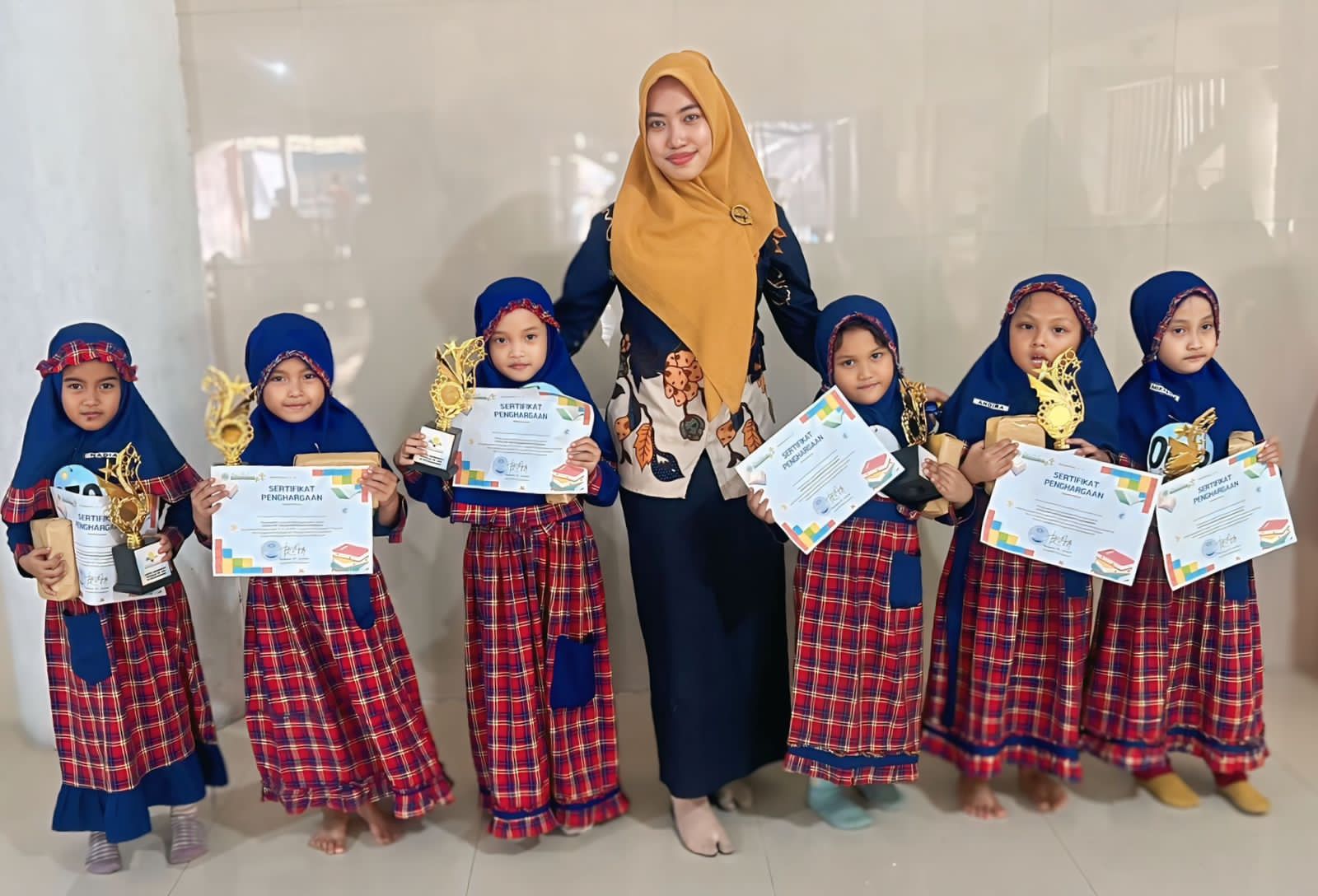 Kegiatan belajar mengajar di PAUD ABA Percontohan Bojonegoro